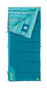 Kids 50°F Cool-Weather Sleeping Bag-Teal