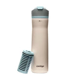 Contigo® Clybourn Chill Freeflow Filtration Stainless Steel Water Bottle with AUTOSEAL® Lid, 24oz-Salt