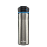 Contigo® Ashland Chill 2.0 Stainless Steel Water Bottle with AUTOSPOUT® Lid, 24oz-Blue Poppy Trim