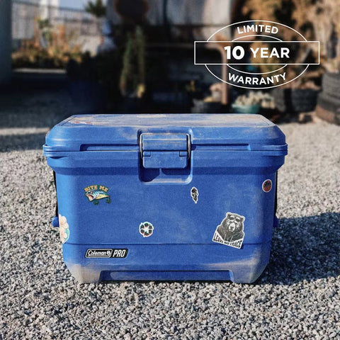 Coleman® Pro 45-Quart Hard Cooler-Blue Sky
