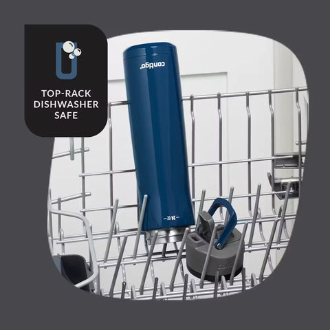 Contigo® Cortland Chill 2.0 Stainless Steel Water Bottle with AUTOSEAL® Lid, 24oz-Blueberry