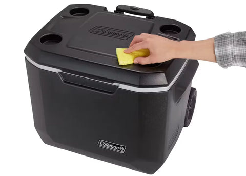 Coleman® 50-Quart Xtreme® 5-Day Hard Cooler with Wheels-Black