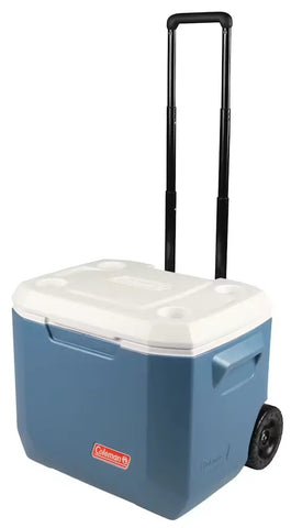 Coleman® 50-Quart Xtreme® 5-Day Hard Cooler with Wheels-Blue