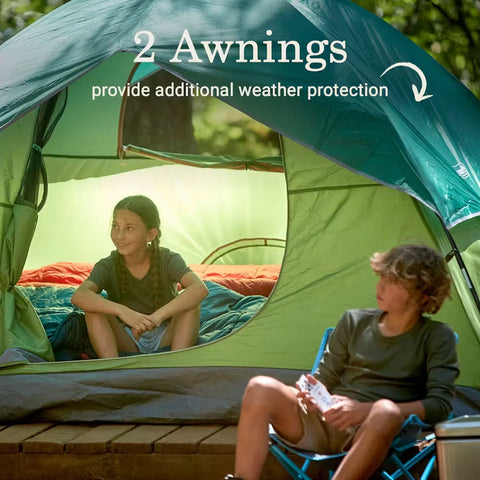 Sundome® 4-Person Camping Tent-Spruce Green