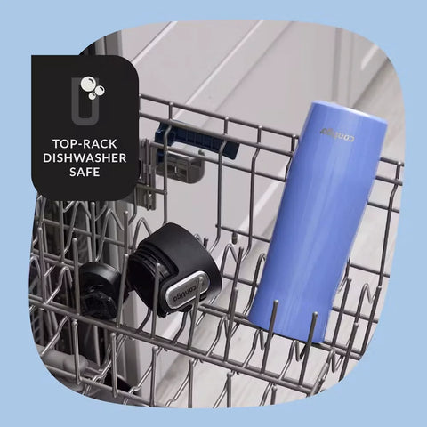 Contigo® West Loop 3.0 Stainless Steel Travel Mug with AUTOSEAL® Lid, 20oz, 2-Pack-Crystal Pansy & Crystal Juniper