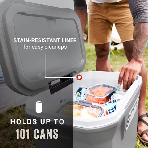 Classic Series™ 65-Quart Wheeled Cooler-Rock