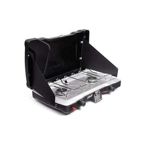 Triton™+ 2-Burner Propane Gas Camping Stove-Black