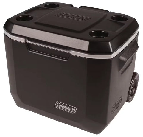 Coleman® 50-Quart Xtreme® 5-Day Hard Cooler with Wheels-Black