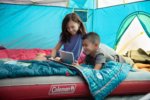Kids 50°F Cool-Weather Sleeping Bag-Teal