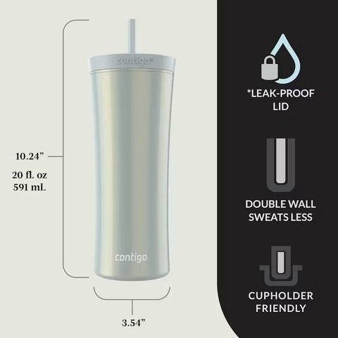 Contigo® AUTOCLOSE® Shake & Go® 20oz, Tumbler-Macaroon