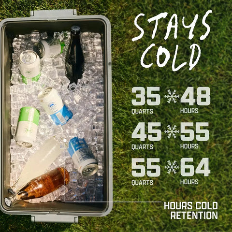 Snap 'N Go 35-Quart Collapsible Hard Cooler-Mussel