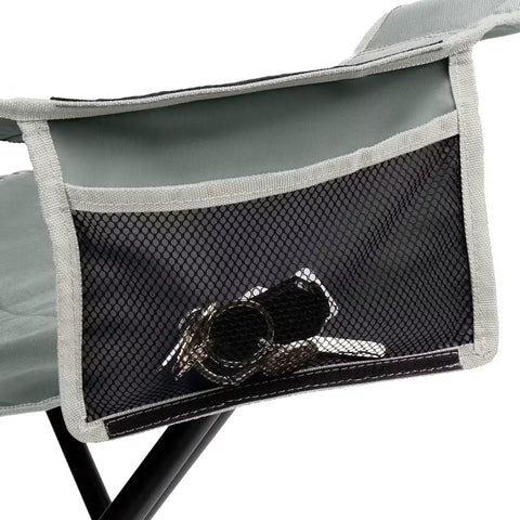Big & Tall Quad Camping Chair-Grey