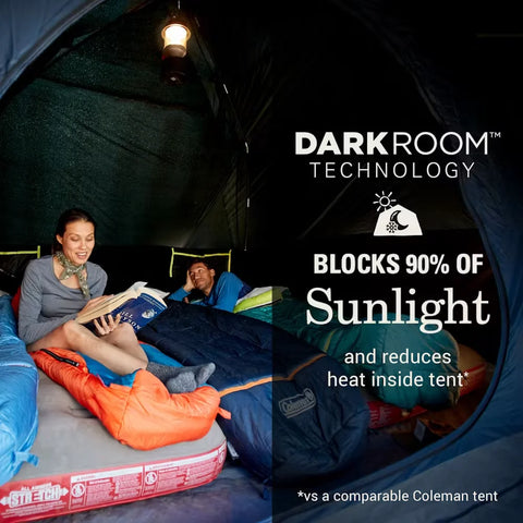 Skydome™ 8-Person Screen Room Camping Tent with Dark Room™ Technology