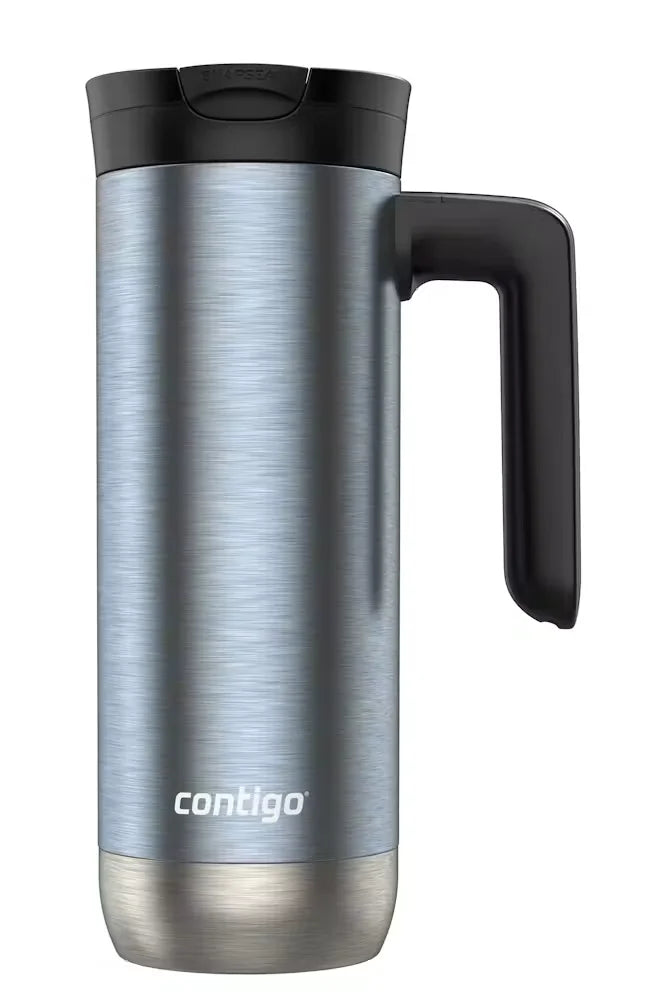 Contigo® Superior 2.0  Stainless Steel Travel Mug with Handle with SNAPSEAL™ Lid, 20oz-Dark Ice