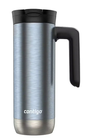 Contigo® Superior 2.0  Stainless Steel Travel Mug with Handle with SNAPSEAL™ Lid, 20oz-Dark Ice