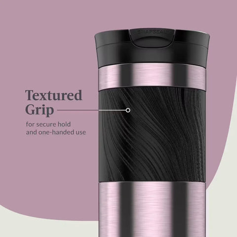 Contigo® Byron 2.0 Stainless Steel Travel Mug with SNAPSEAL™ Lid and Grip, 24oz-Pine Berry