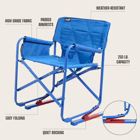 Coleman® Pro Rocker Chair-Neptune