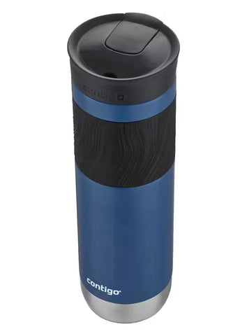 Contigo® Byron 2.0 Stainless Steel Travel Mug with SNAPSEAL™ Lid and Grip, 24oz-Blue Corn