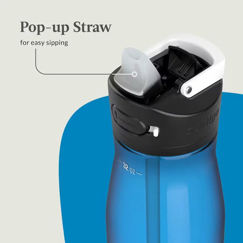 Contigo® Ashland 2.0, Water Bottle with AUTOSPOUT® Lid, 32oz-Blue Poppy