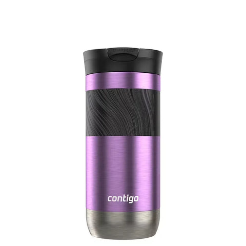 Contigo® Byron 2.0 Stainless Steel Travel Mug with SNAPSEAL™ Lid and Grip, 16oz-Pansy