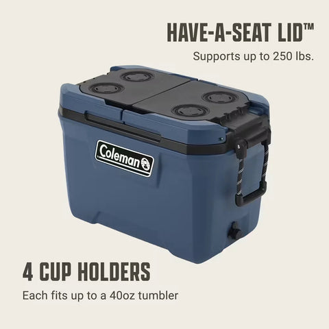 Flex 'N Go™ 52-Quart Cooler-Sapphire
