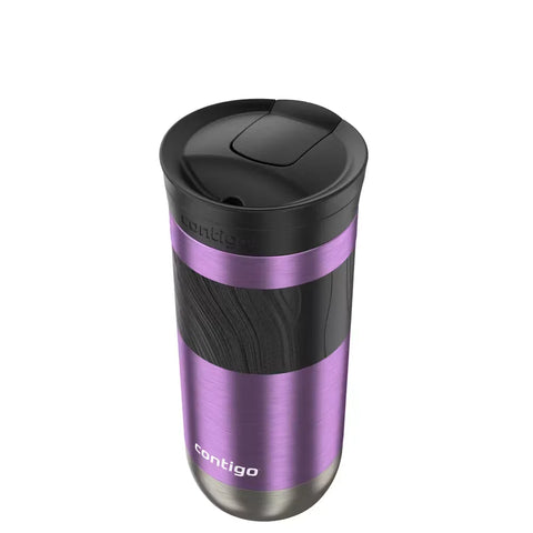 Contigo® Byron 2.0 Stainless Steel Travel Mug with SNAPSEAL™ Lid and Grip, 16oz-Pansy