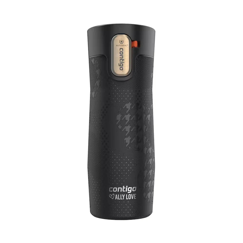 Contigo® x Ally Love West Loop 3.0 Stainless Steel Travel Mug with AUTOSEAL® Easy-Clean Lid, 16oz-Licorice