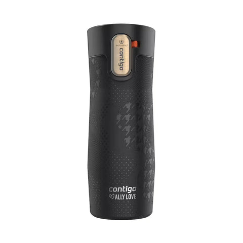 Contigo® x Ally Love West Loop 3.0 Stainless Steel Travel Mug with AUTOSEAL® Easy-Clean Lid, 16oz-Licorice