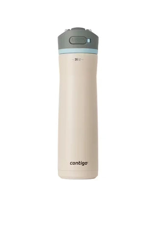 Contigo® Wells Chill Stainless Steel Filter Water Bottle with AUTOSPOUT® Straw Lid, 24 Oz.-Salt