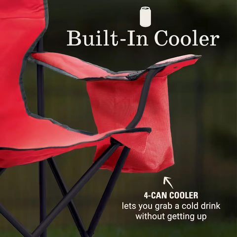 Cooler Quad Chair-Red