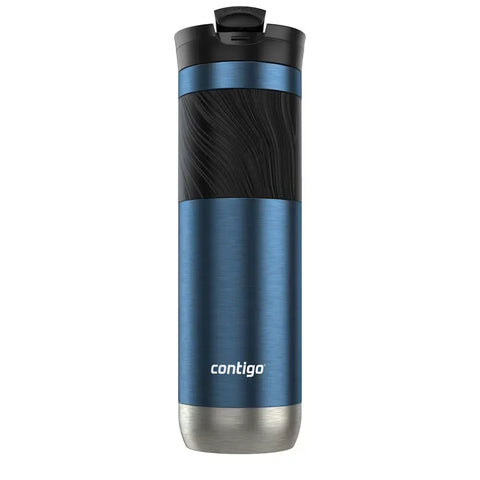 Contigo® Byron 2.0 Stainless Steel Travel Mug with SNAPSEAL™ Lid and Grip, 24oz-Blueberry