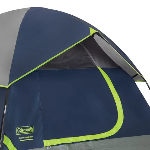 Sundome® 3-Person Camping Tent-Navy