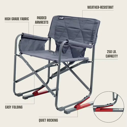 Coleman® Pro Rocker Chair-Mussel