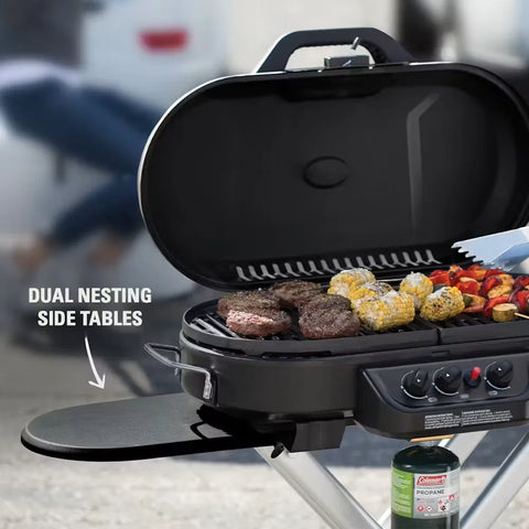 RoadTrip® 285 Portable Stand-Up Propane Grill-Black