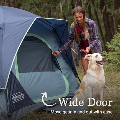 Skydome™ 4-Person Camping Tent with LED Lighting