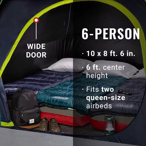 6-Person Dark Room™ Skydome™ Camping Tent
