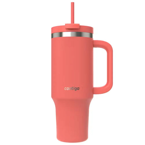 Contigo® Streeterville Leak-Proof Tumbler, 40oz-Coral