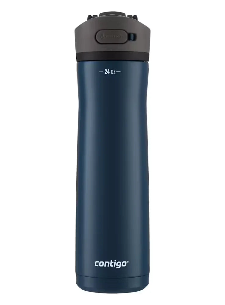 Contigo® Ashland Chill 2.0 Stainless Steel Water Bottle with AUTOSPOUT® Lid, 24oz-Blueberry