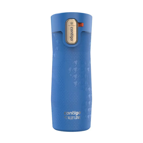 Contigo® x Ally Love West Loop 3.0 Stainless Steel Travel Mug with AUTOSEAL® Easy-Clean Lid, 16oz-Stellar Jay