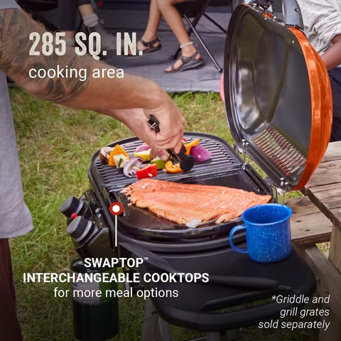 RoadTrip® X-Cursion 2 Burner Propane Gas Portable Grill-Orange