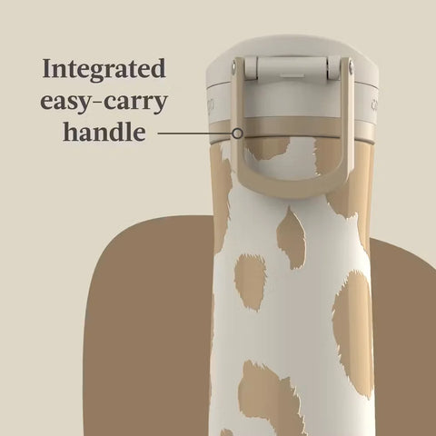 Contigo® x Ally Love Jackson Chill 2.0 Stainless Steel Water Bottle with AUTOPOP®  Lid, 24oz-Oatmilk