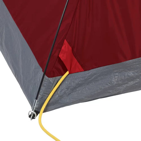 4-Person Flatwoods II™ Lightweight Dome Camping Tent-Red