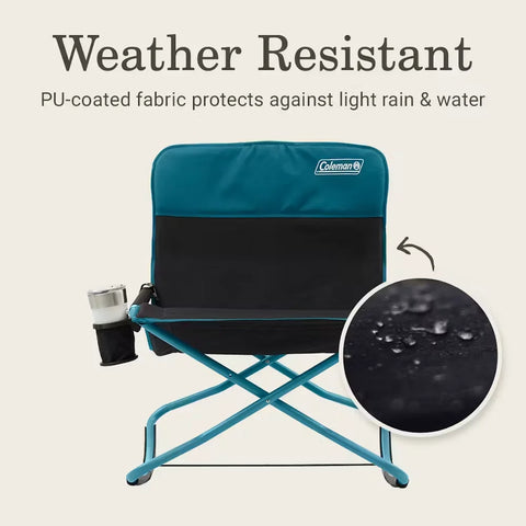 Cross Rocker Outdoor Rocking Chair-Ocean