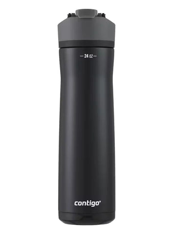 Contigo® Cortland Chill 2.0 Insulated Stainless Steel Water Bottle with AUTOSEAL® Lid, 24oz-Licorice