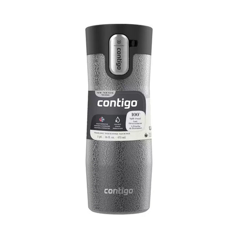 Contigo® West Loop 3.0 Stainless Steel Travel Mug with AUTOSEAL® Lid, 16oz-Crystal Sake