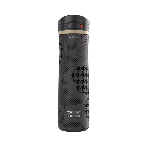 Contigo® x Ally Love Jackson Chill 2.0 Stainless Steel Water Bottle with AUTOPOP®  Lid, 24oz-Licorice