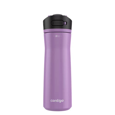 Contigo® Ashland Chill 2.0 Stainless Steel Water Bottle with AUTOSPOUT® Lid, 24oz-Pansy