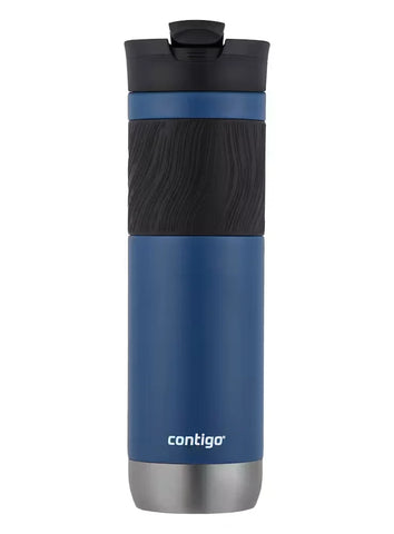 Contigo® Byron 2.0 Stainless Steel Travel Mug with SNAPSEAL™ Lid and Grip, 24oz-Blue Corn