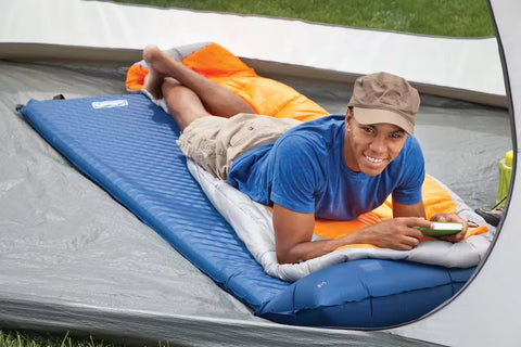 Self-Inflating Sleeping Pad with Pillow-Navy