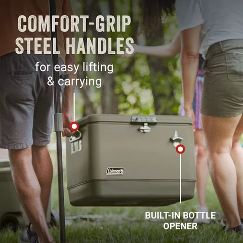 Reunion™ 54-Quart Steel Belted® Matte Cooler, Sage-Sage